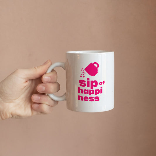 Sip of Happiness – Custom Ceramic Mug