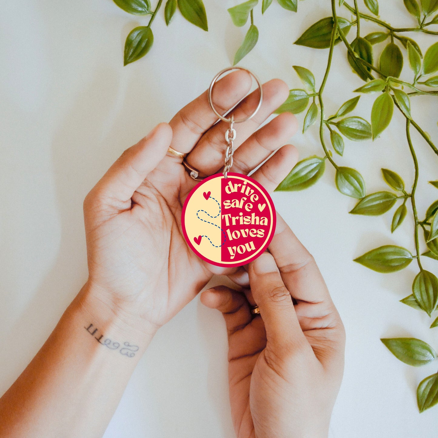 Drive Safe – Custom Acrylic Keychain