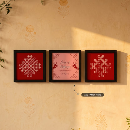 Home of Blessings – Custom Mini Frames (Set of 3)