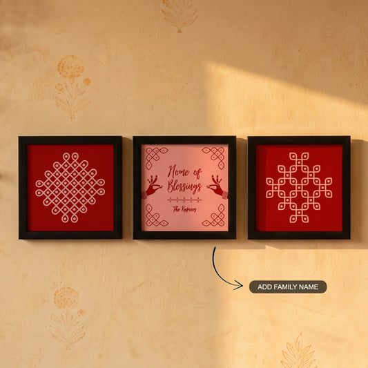 Home of Blessings – Custom Mini Frames (Set of 3)
