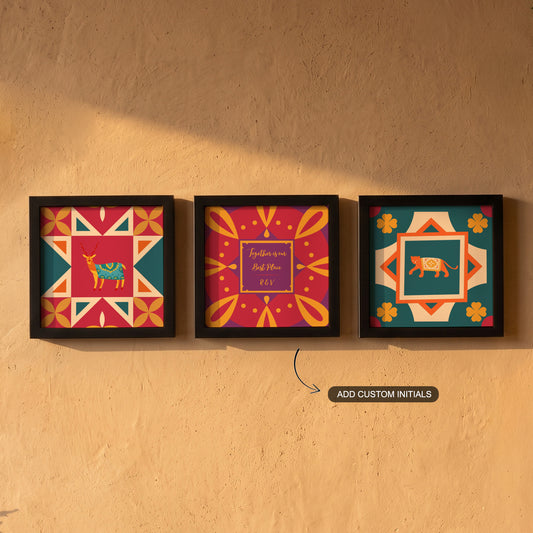 Together Is Our Best Place – Custom Mini Frames (Set of 3)
