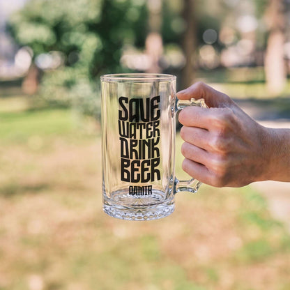 Save Water Drink Beer - Custom Beer Mug