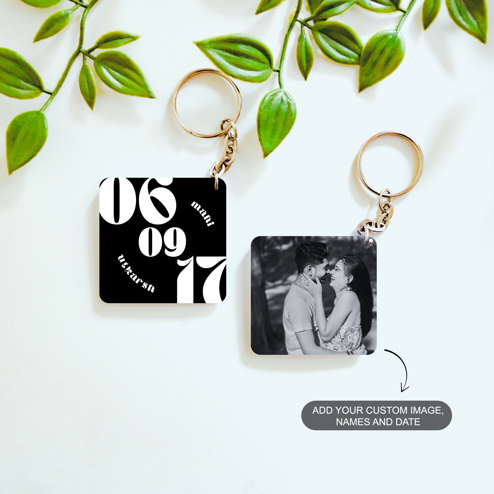 Forever Us – Custom Acrylic Keychain Bundle (Set of 2)