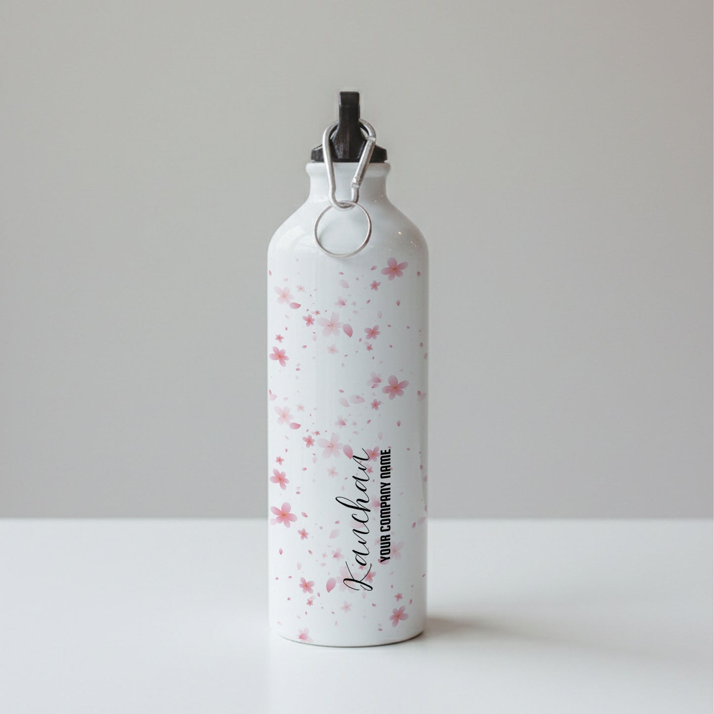 Cherry Blossom - Custom White Bottle