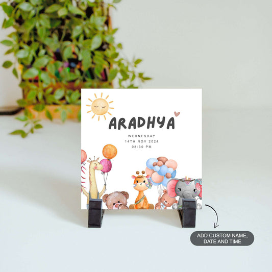 Precious Arrival – Custom Ceramic Tile