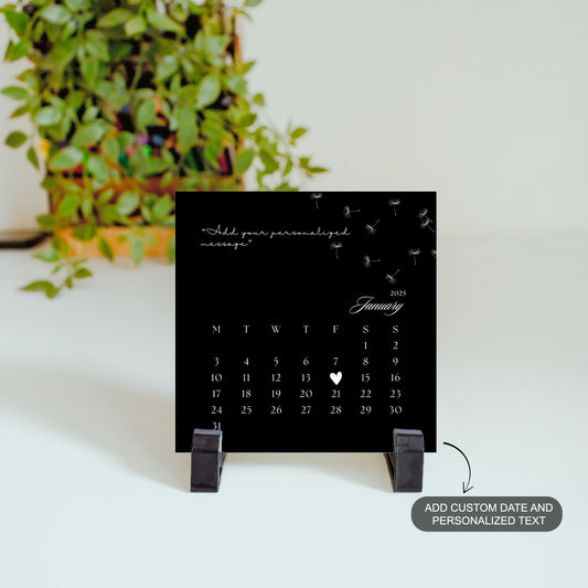 Forever Marked – Custom Calendar Ceramic Tile