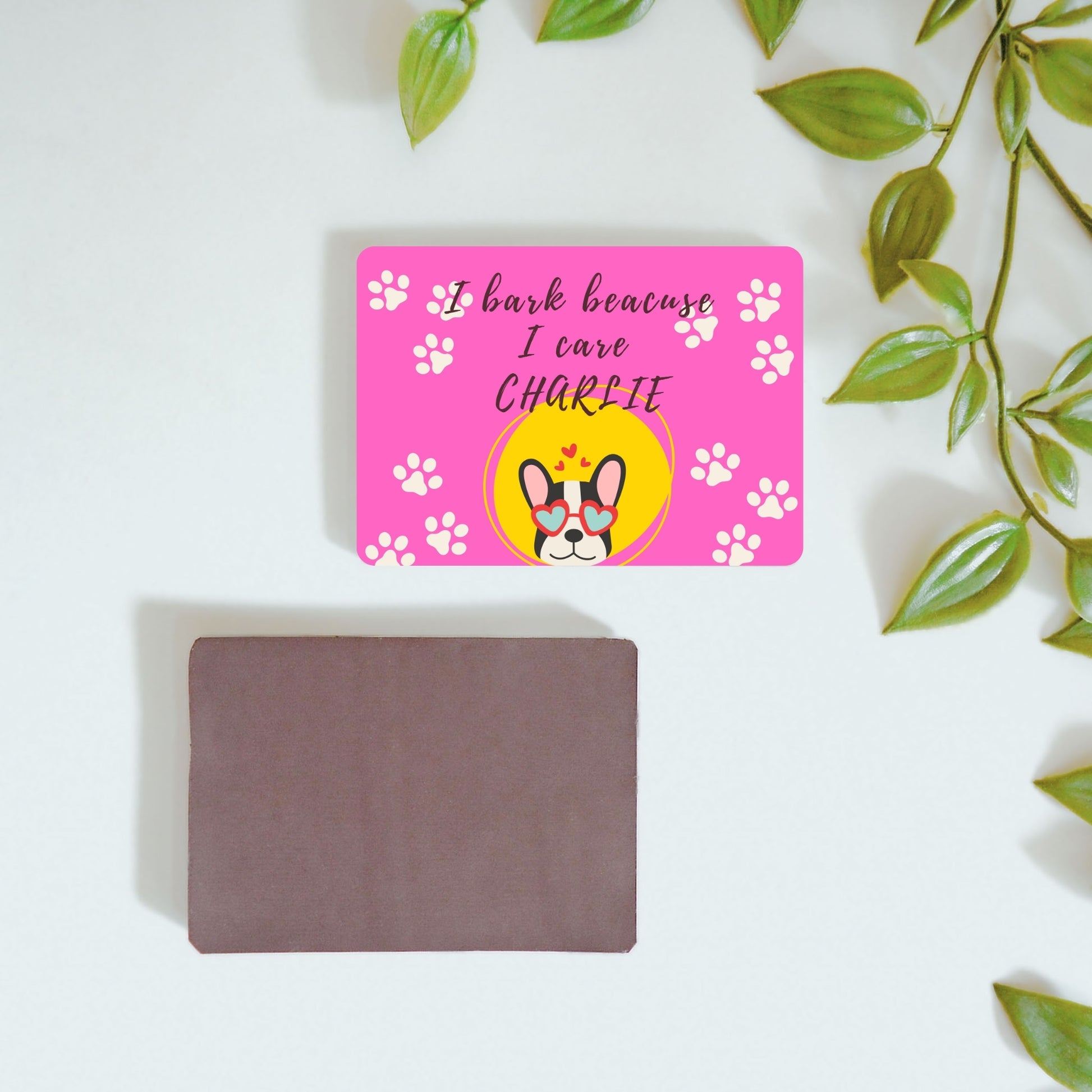 Bark With Love - Custom Fridge Magnet