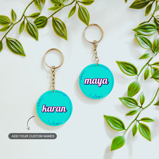 Perfectly Paired – Custom Acrylic Keychain Bundle (Set of 2)