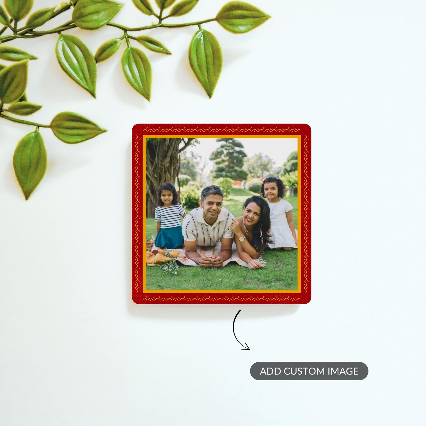 Custom photo magnet — personalize with your choice of image for a keepsake gift.