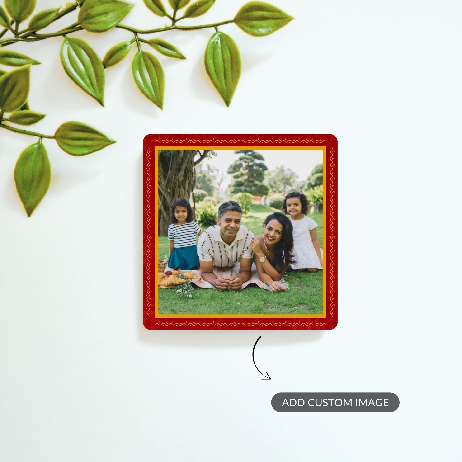Custom photo magnet — personalize with your choice of image for a keepsake gift.