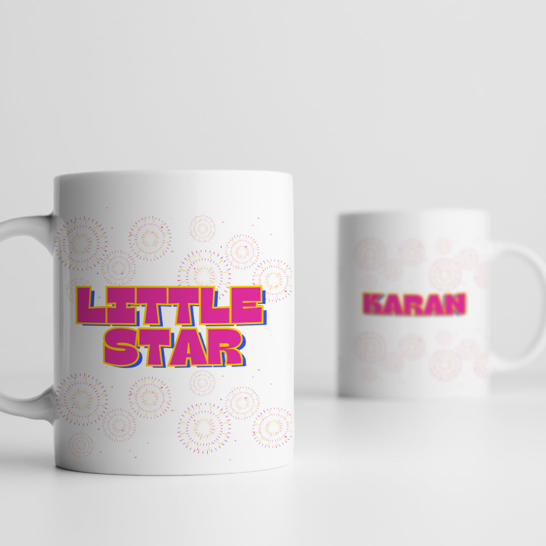 Little star personalized ceramic mug