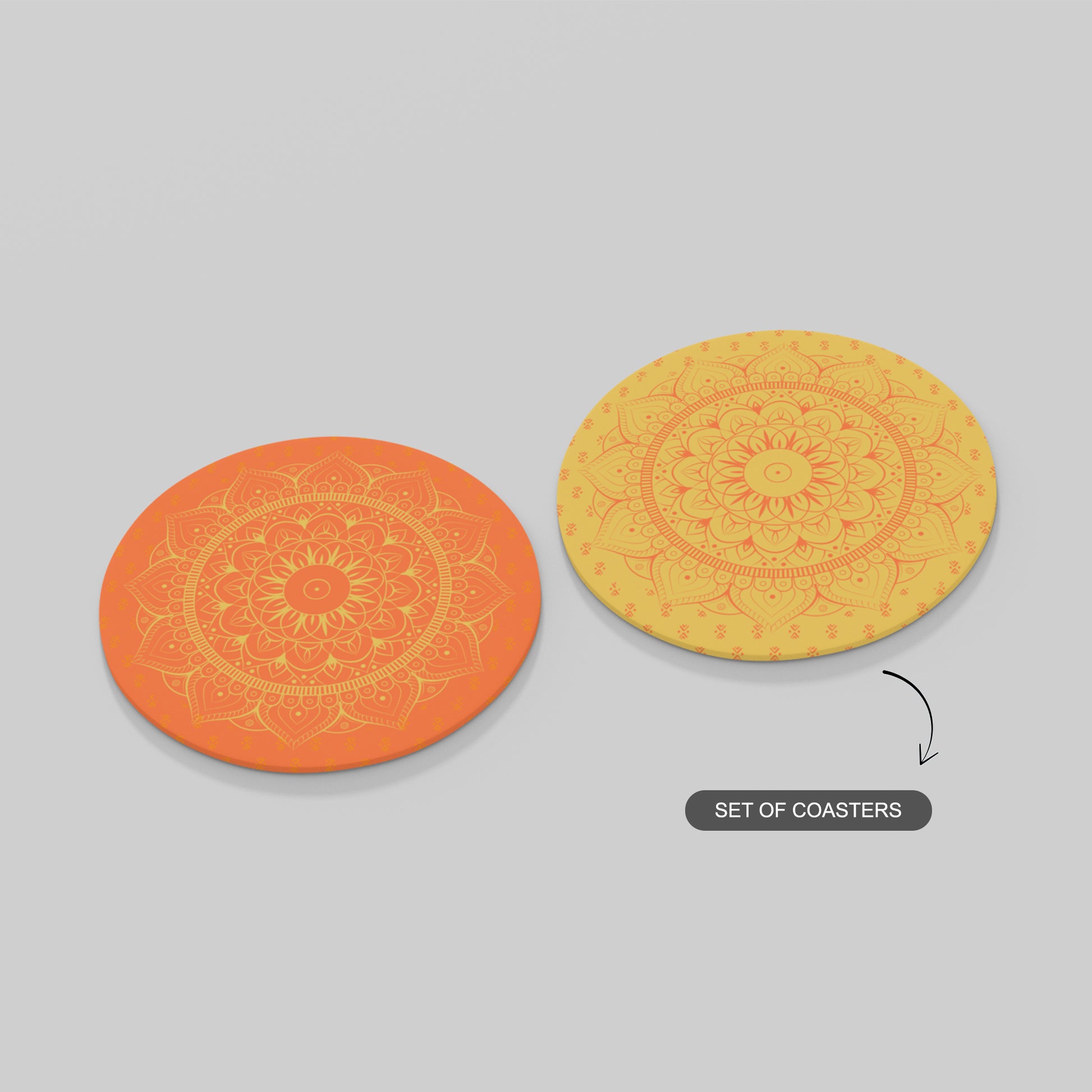 Set of coasters