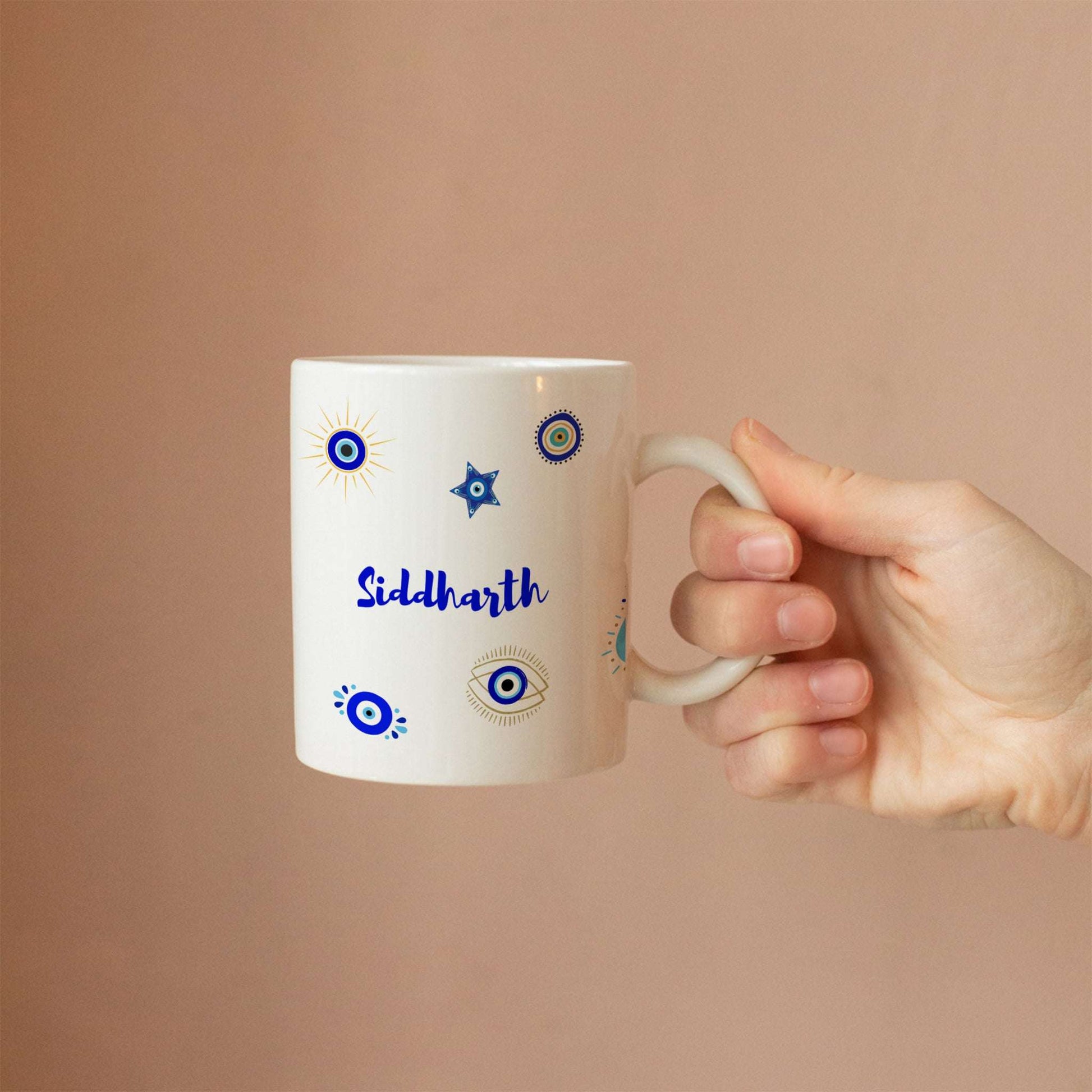 Hand held custom mug