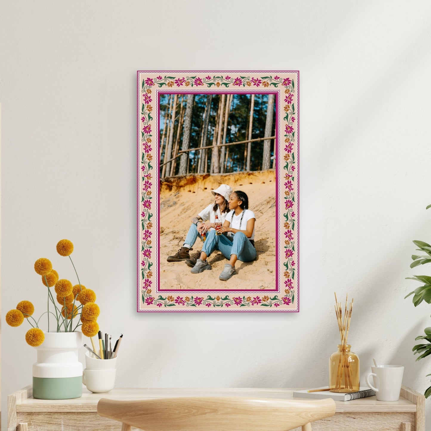 Blooming Memory – Custom Metal Print