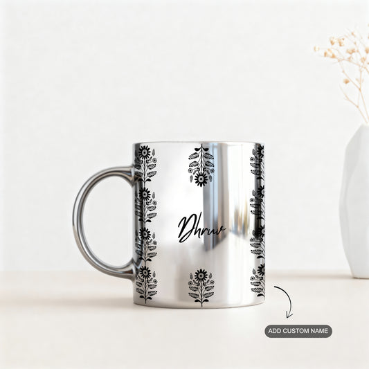 Silver mug custom name