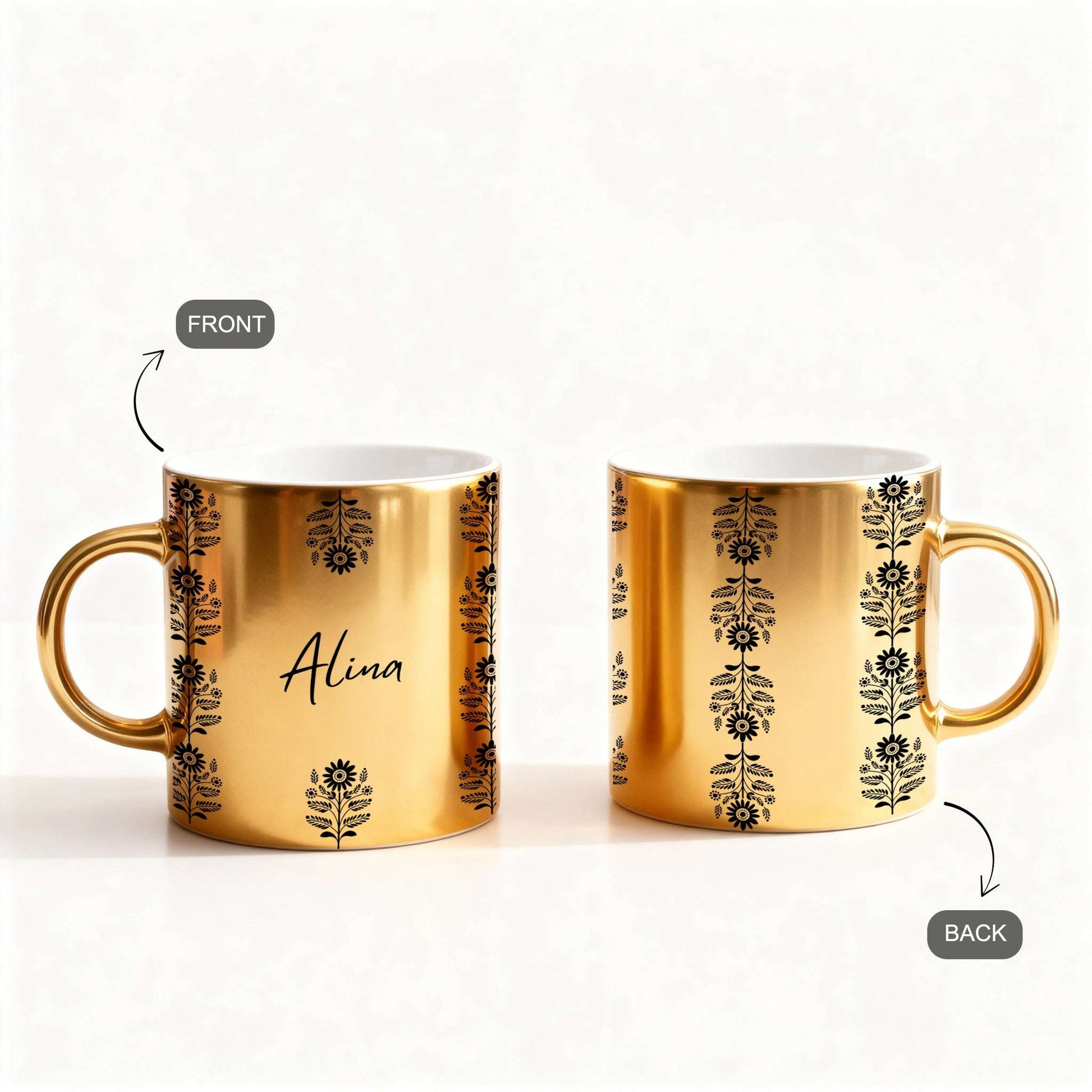 Custom Gold Mug