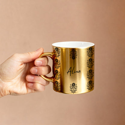 Custom Gold Mug