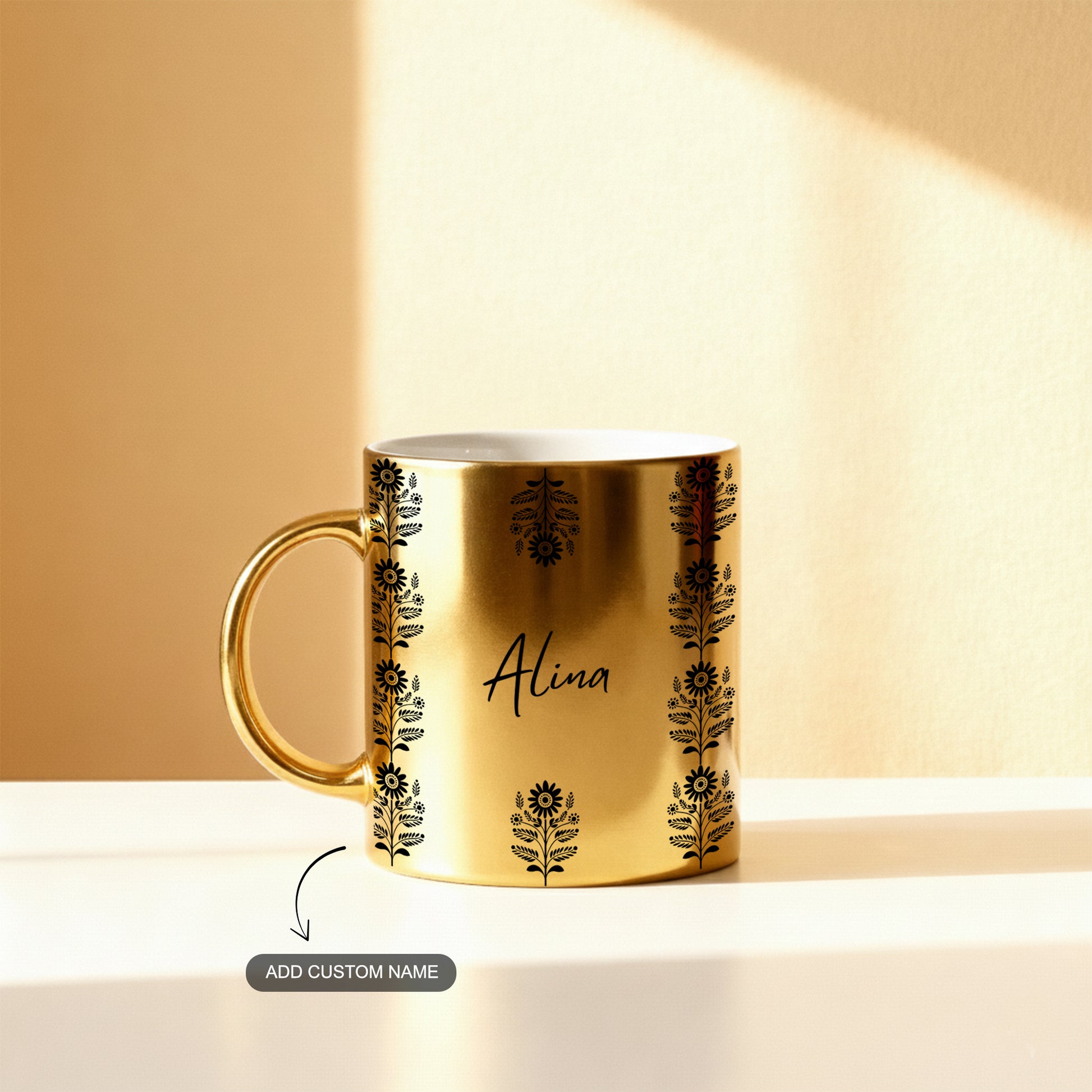 Custom Gold Mug