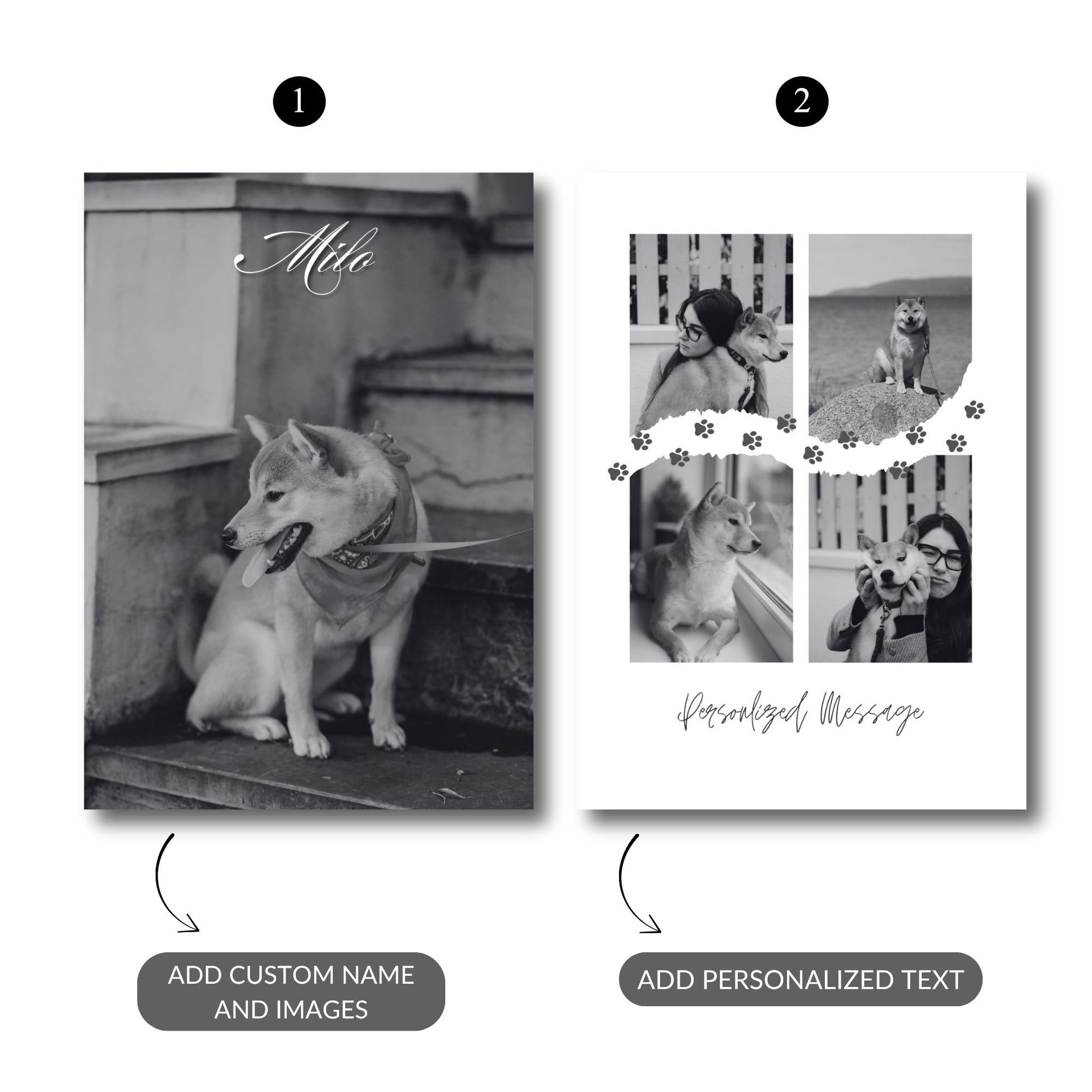 Timeless Pet Memories – Custom Metal Print Bundle (Set of 2)