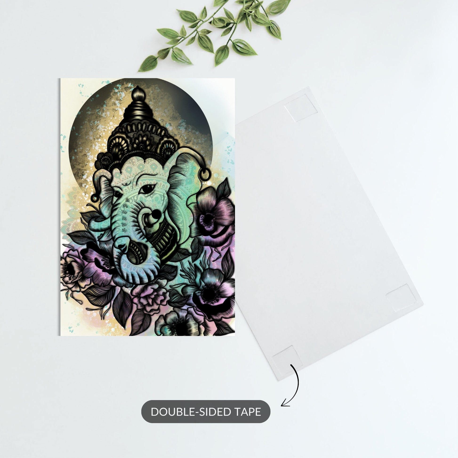 Ganesha metal print