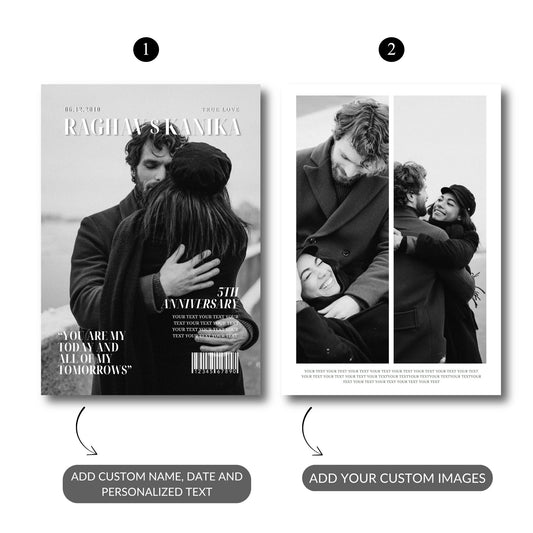 Years of Love – Custom Metal Print Bundle (Set of 2)