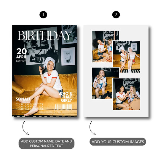 Picture Perfect Birthday – Custom Metal Print Bundle (Set of 2)