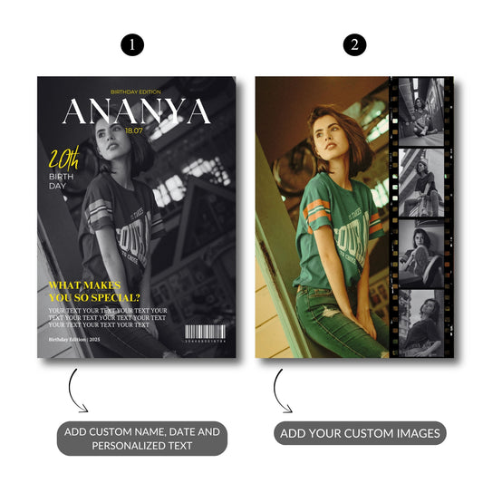 The Birthday Edition – Custom Metal Print Bundle (Set of 2)