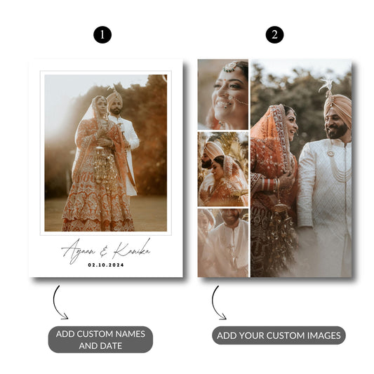 From Vows to Forever – Wedding Photo Metal Print Bundle (Set of 2)