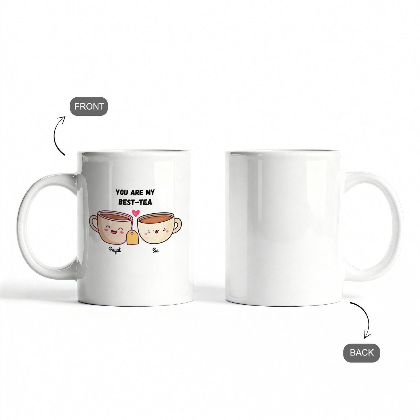You're My Best-Tea - Custom White Mug