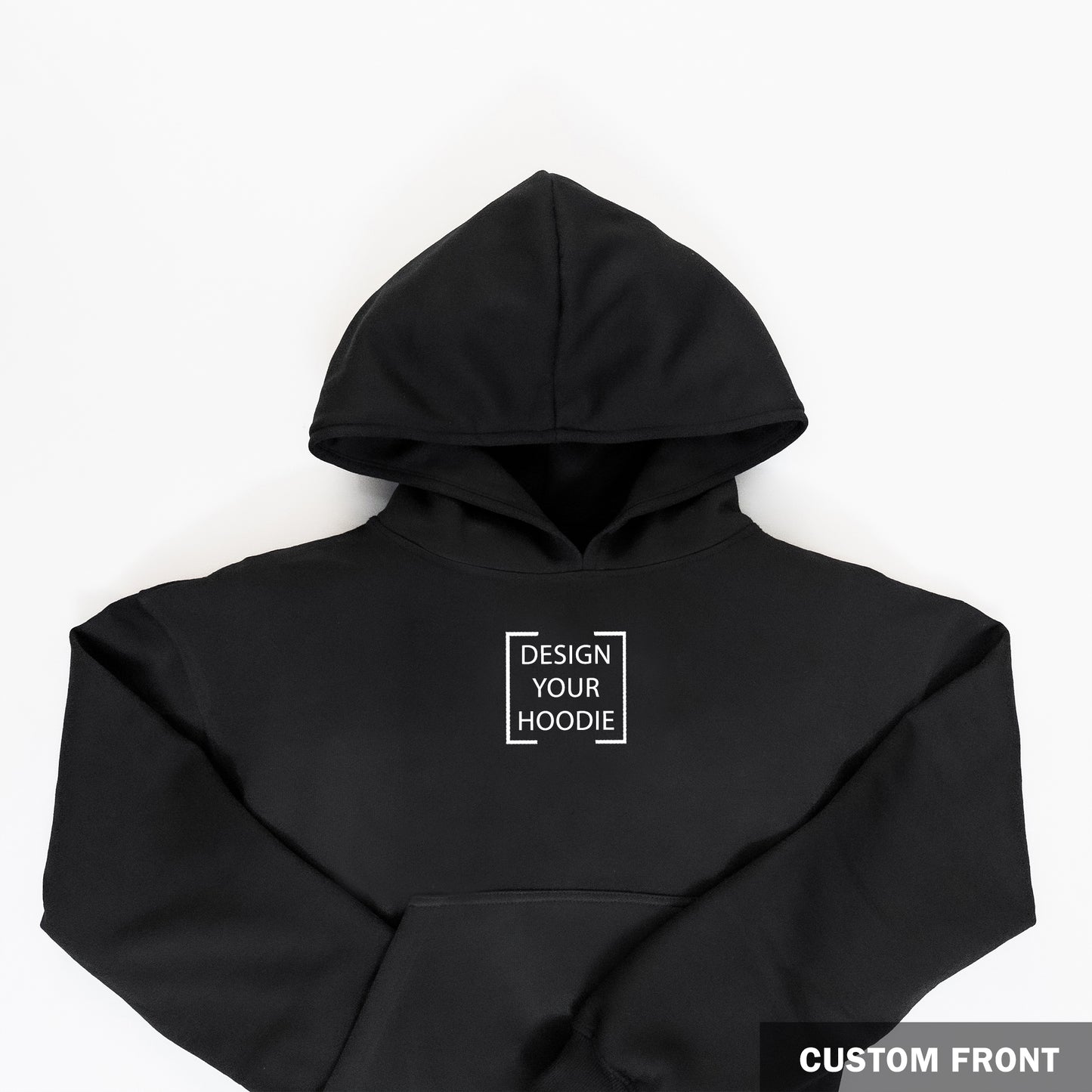 Custom Print - Women Hoodie - Black