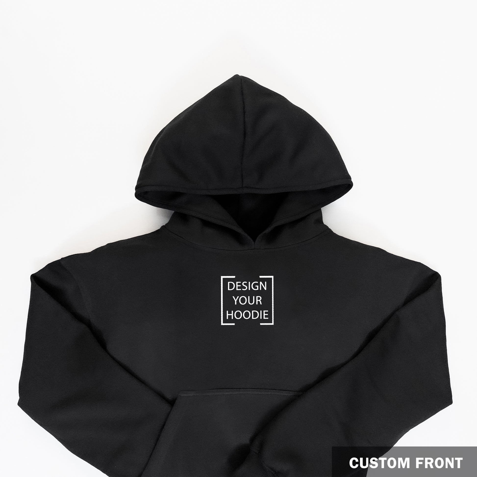Custom Print - Women Hoodie - Black