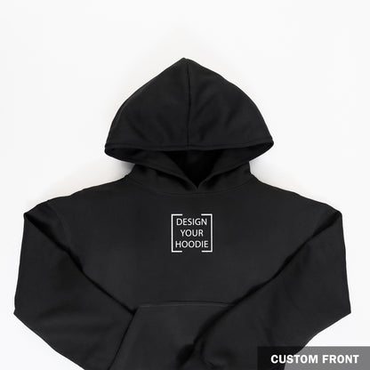 Custom Print - Women Hoodie - Black