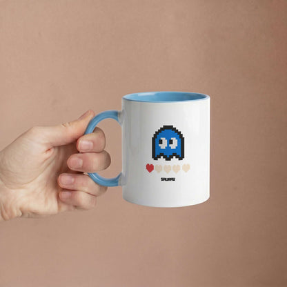 Retro Gaming Friendship - Custom Accent Mug (Set of 2)