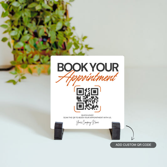 Book Your Appointment – Custom QR Ceramic Tile