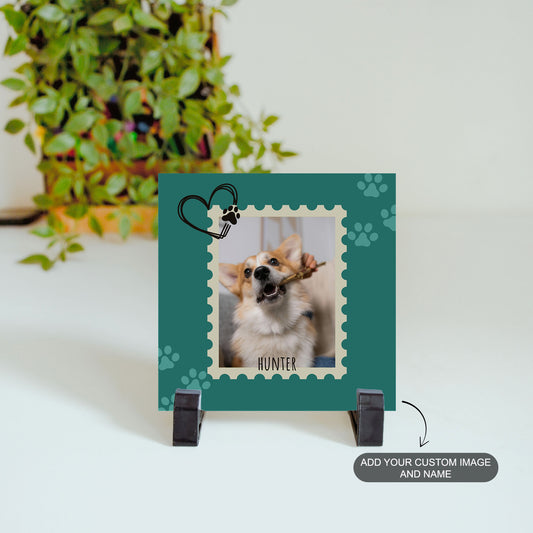Pawprints Forever – Custom Ceramic Tile
