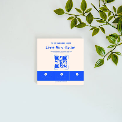 Leave us a Review – Custom QR Ceramic Tile