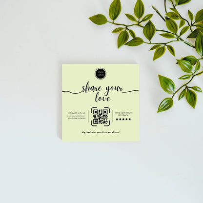 Share Your Love – Custom QR Ceramic Tile