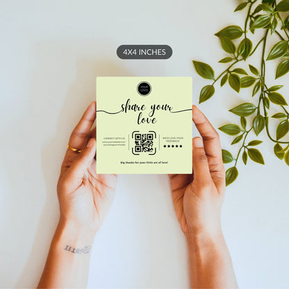 Share Your Love – Custom QR Ceramic Tile