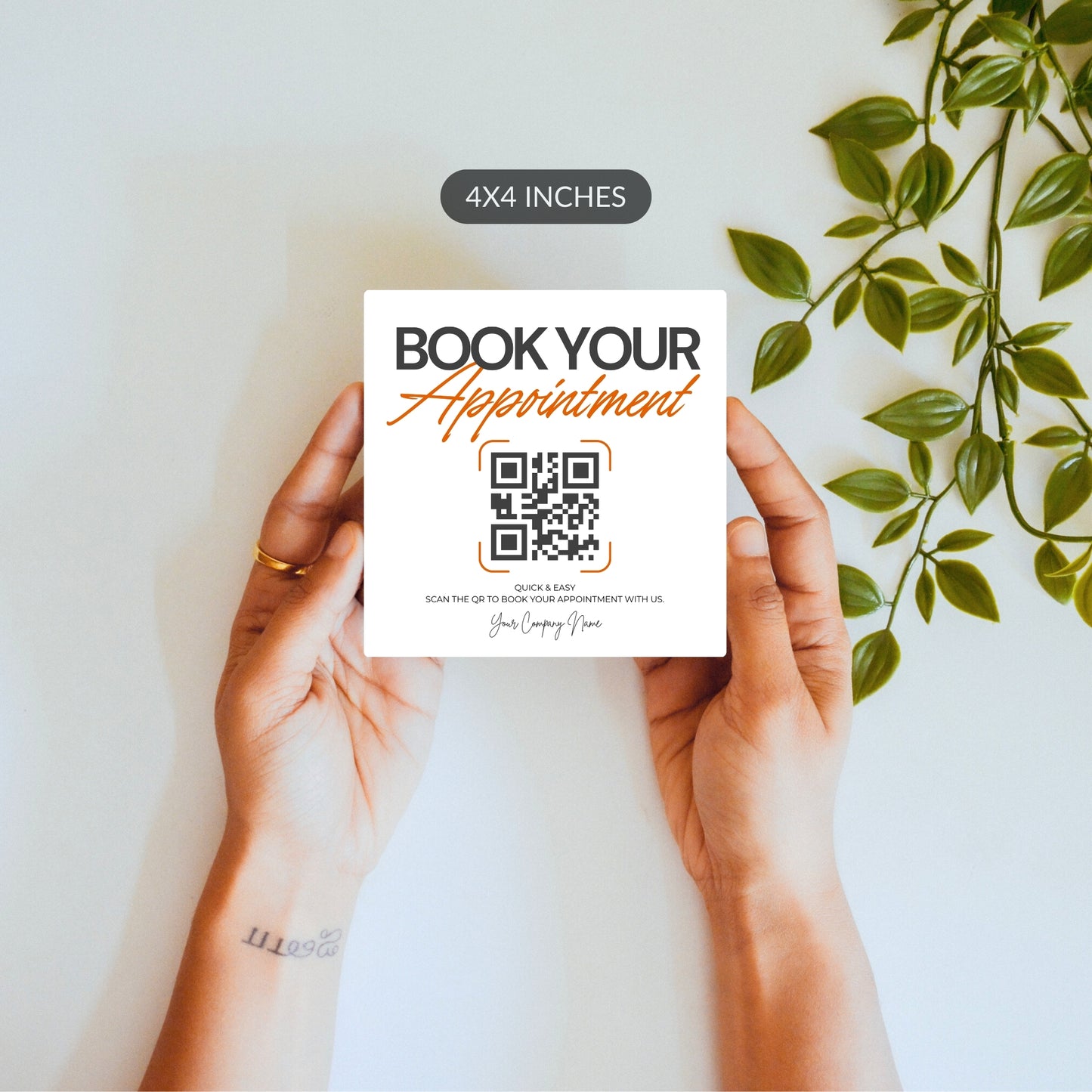 Book Your Appointment – Custom QR Ceramic Tile