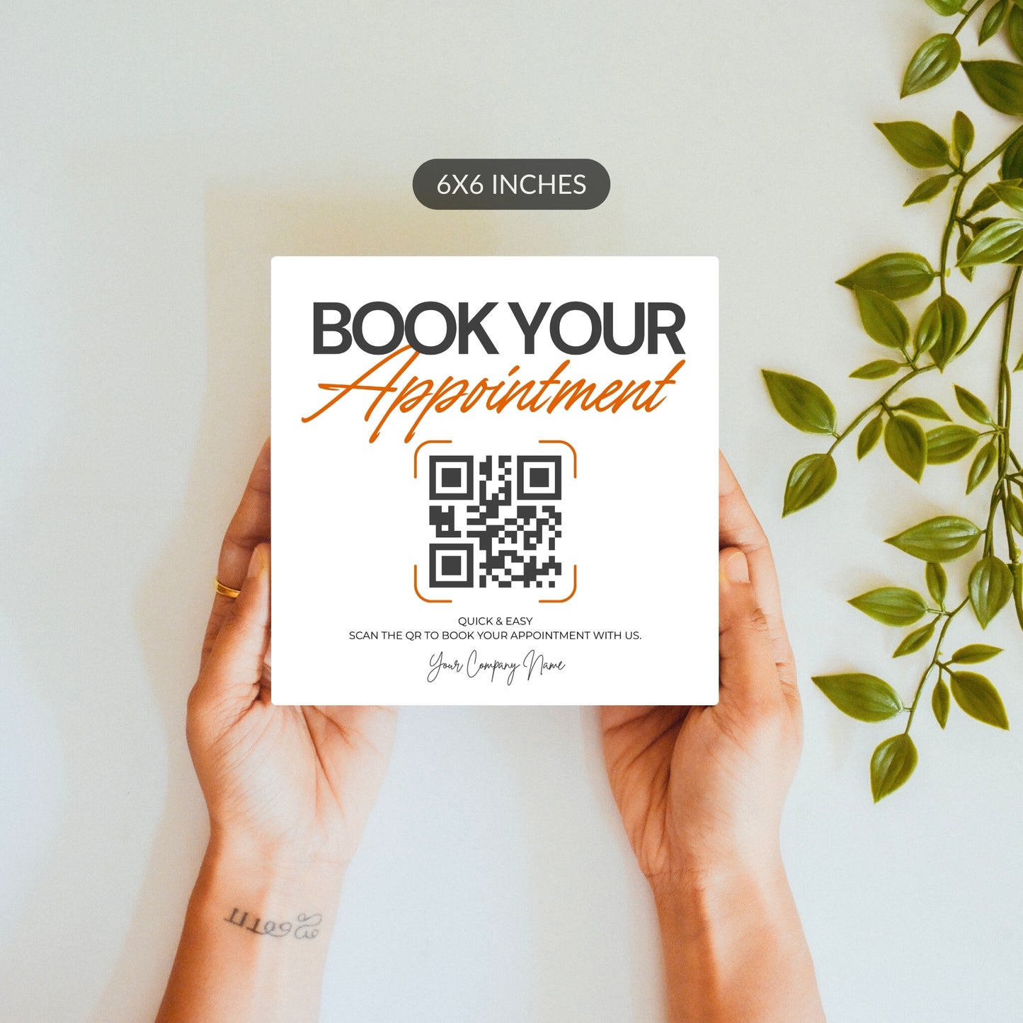 Book Your Appointment – Custom QR Ceramic Tile