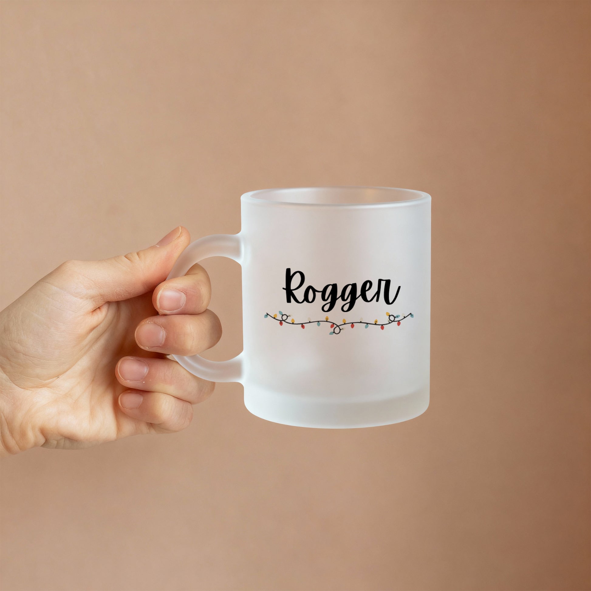 Winter Glow Mug with custom name
