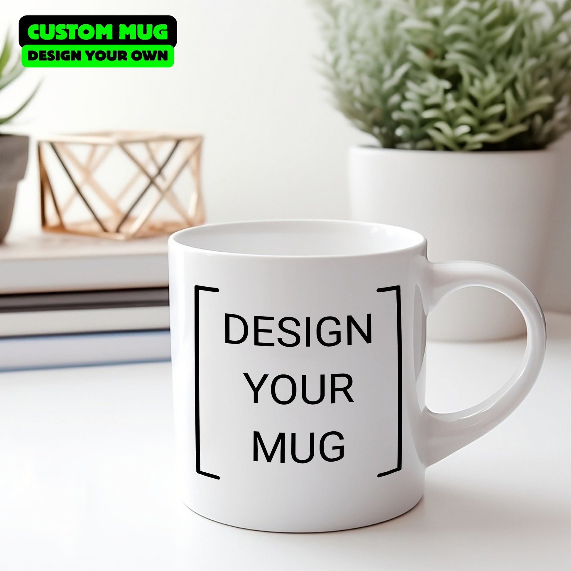 Personalized mug – design your own with text or image