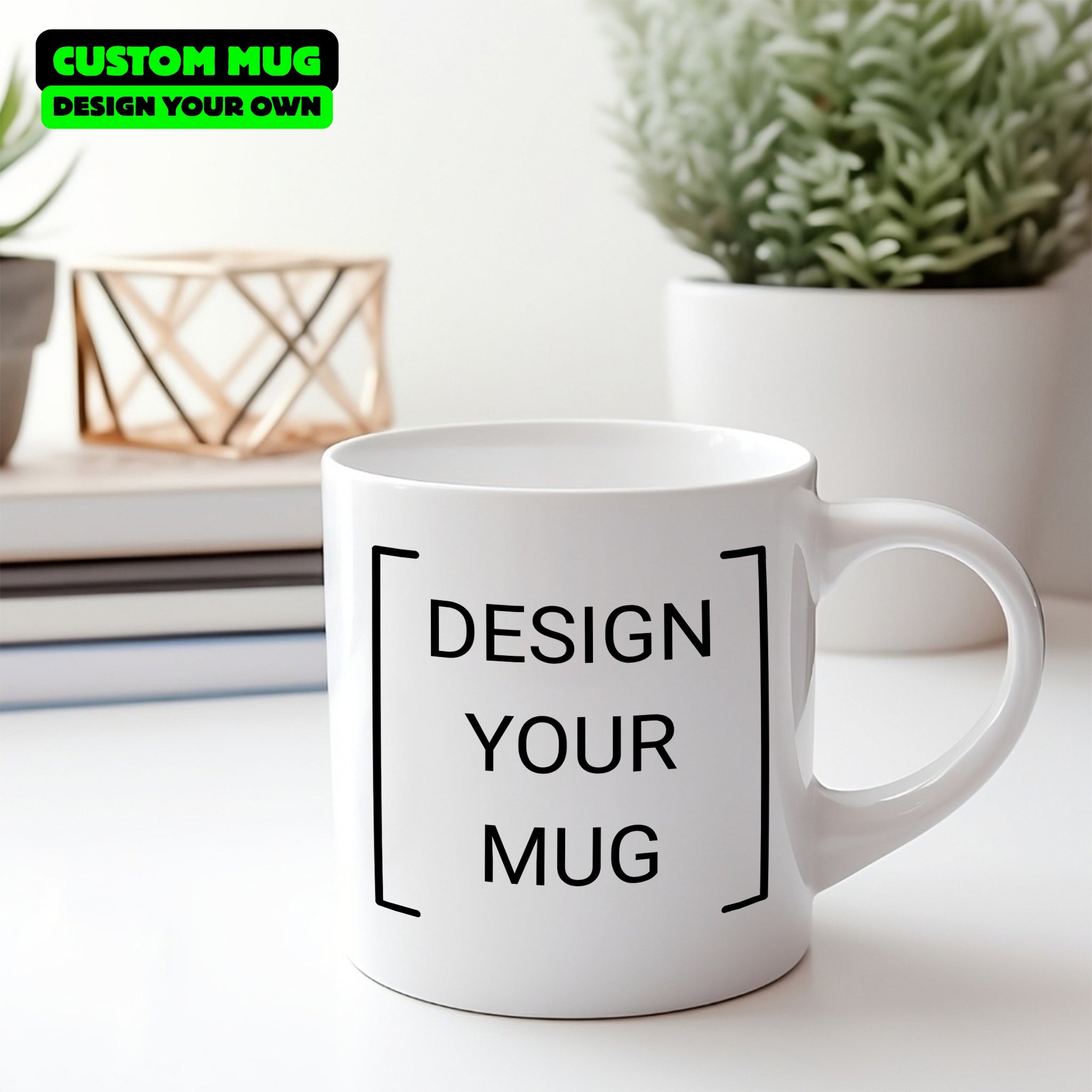 Personalized mug – design your own with text or image