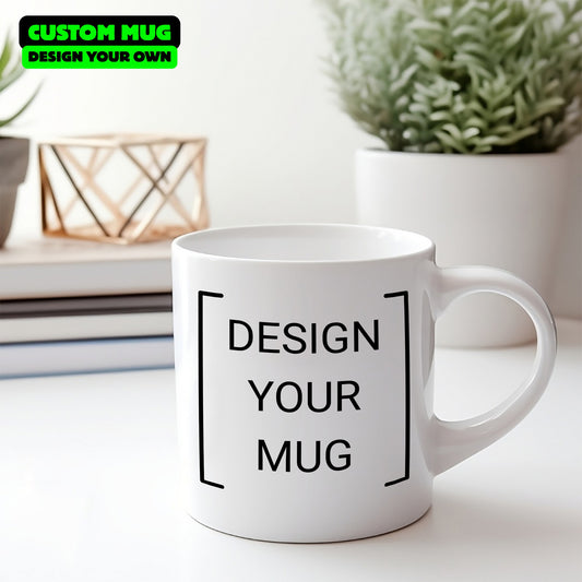 Personalized mug – design your own with text or image