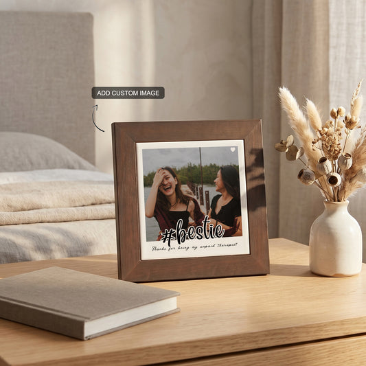 #Bestie - Custom Framed Ceramic Tile