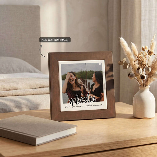 #Bestie - Custom Framed Ceramic Tile