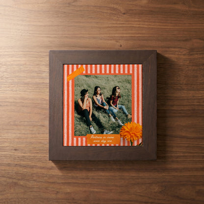 Partners in Crime - Custom Framed Ceramic Tile