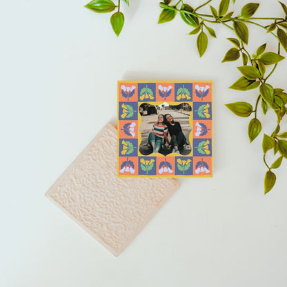 Petals & Portrait – Custom Ceramic Tile