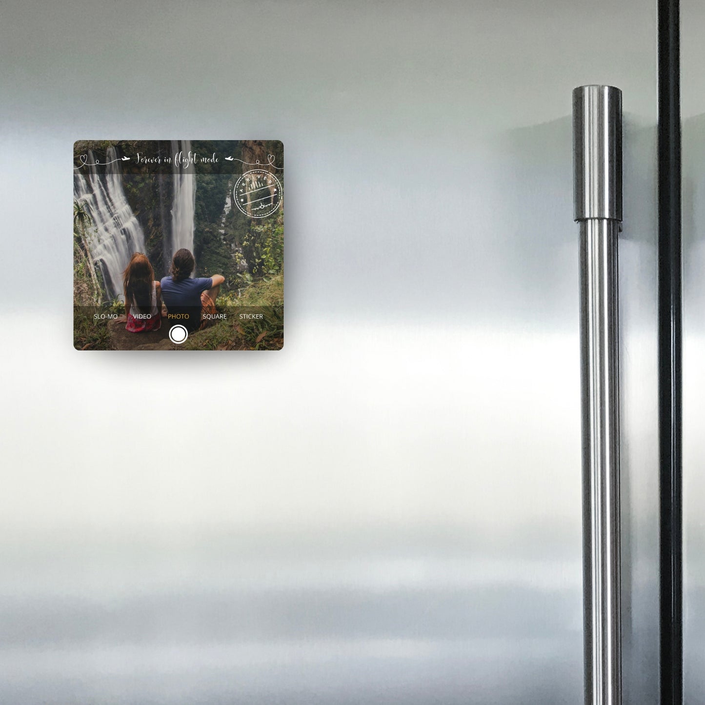 Forever in Flight Mode - Custom Fridge Magnet