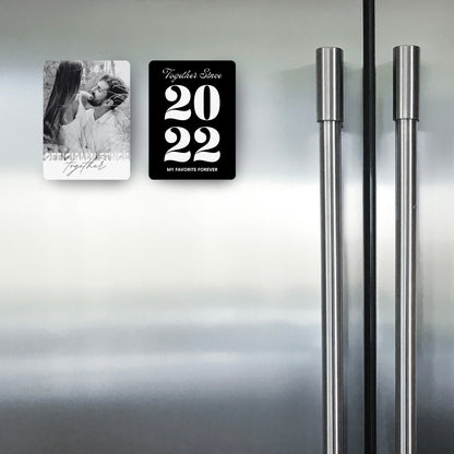 Officially Stuck Together - Custom Fridge Magnet Bundle (Set of 2)